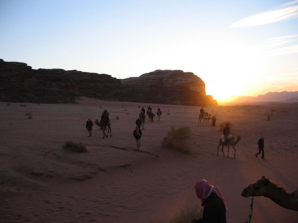 Día en el desierto de jordania